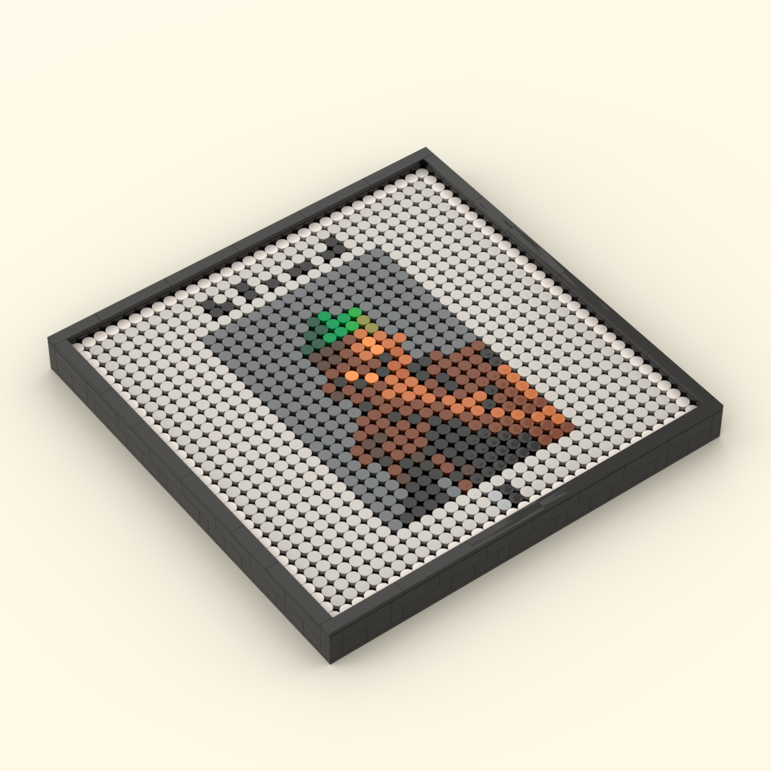 LEGO Mosaic Kit: Blonde by Frank Ocean