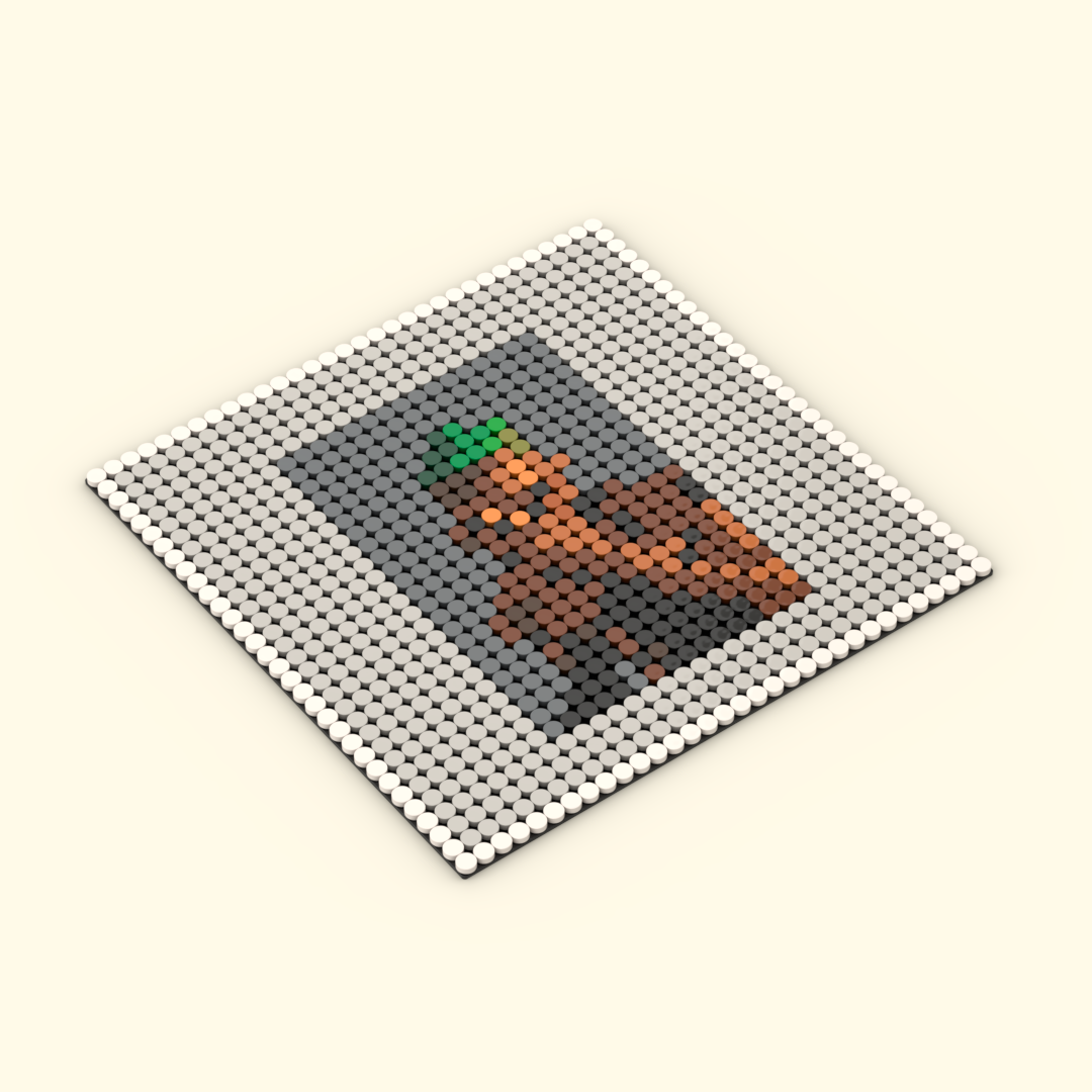 LEGO Mosaic Kit: Blonde by Frank Ocean