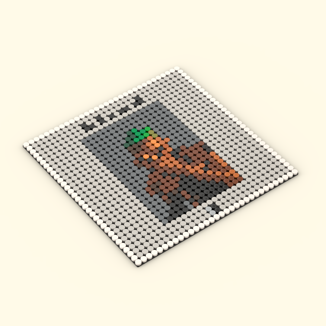 LEGO Mosaic Kit: Blonde by Frank Ocean