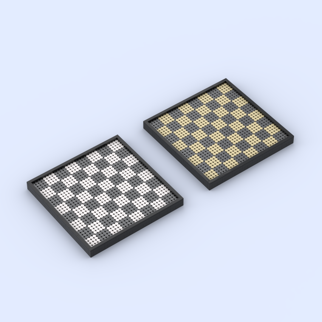 Gray Chess Board