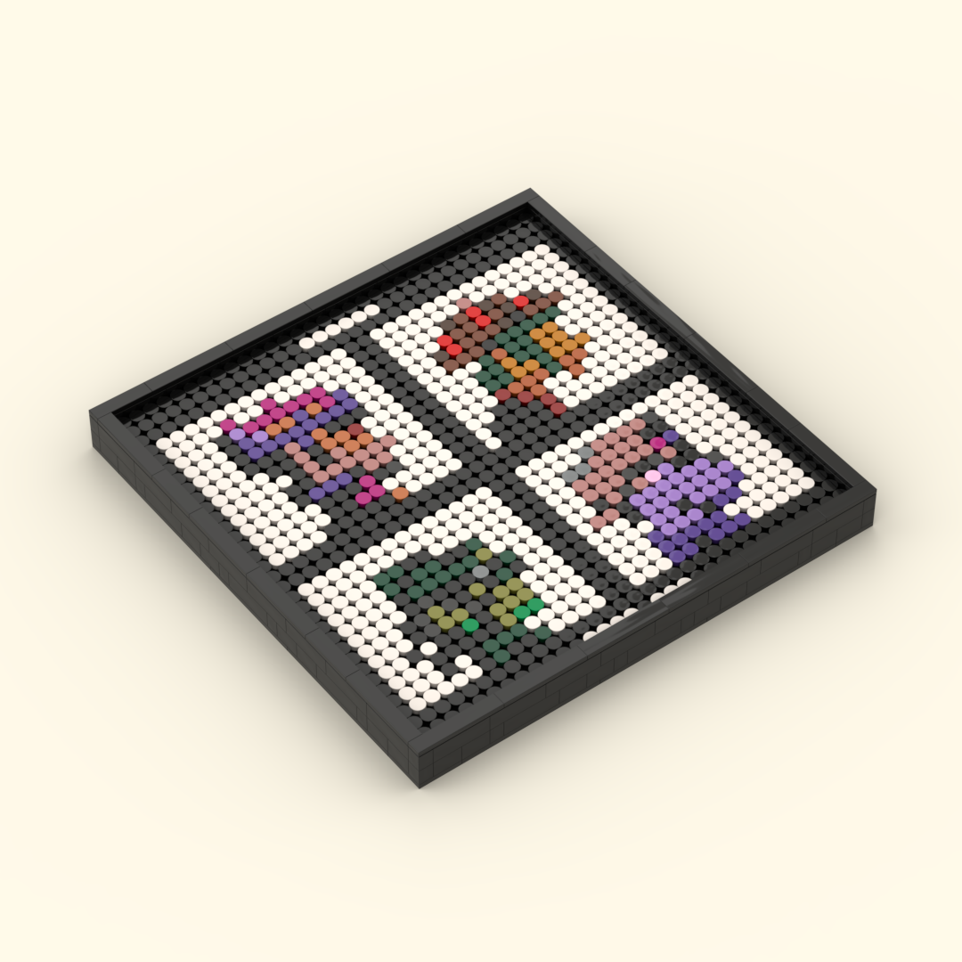 LEGO Mosaic Kit: Demon Days by Gorillaz