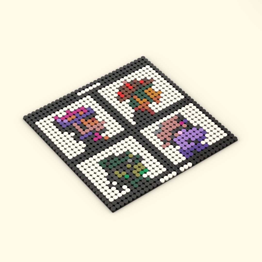 LEGO Mosaic Kit: Demon Days by Gorillaz