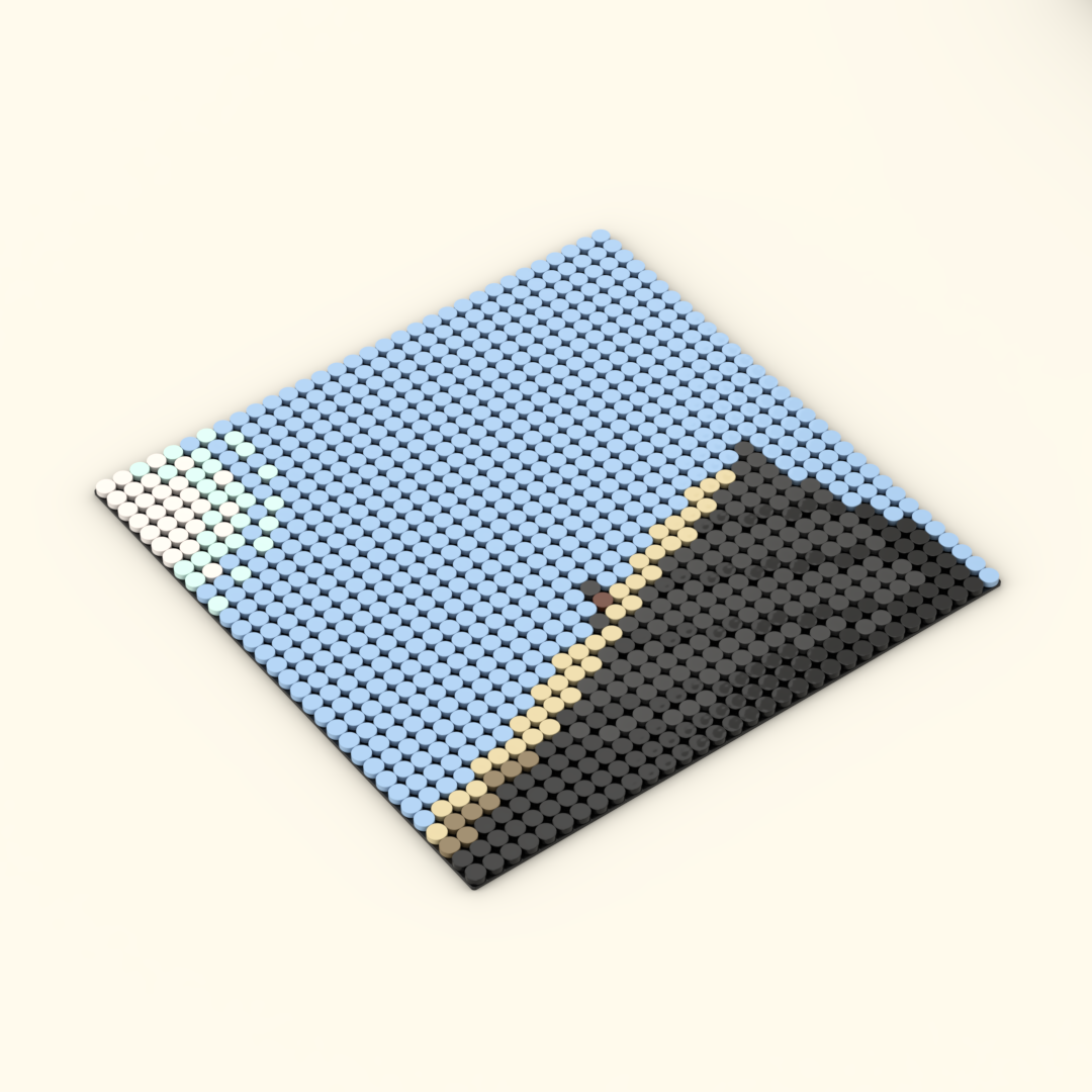 LEGO Mosaic Kit: Freudian by Daniel Caesar