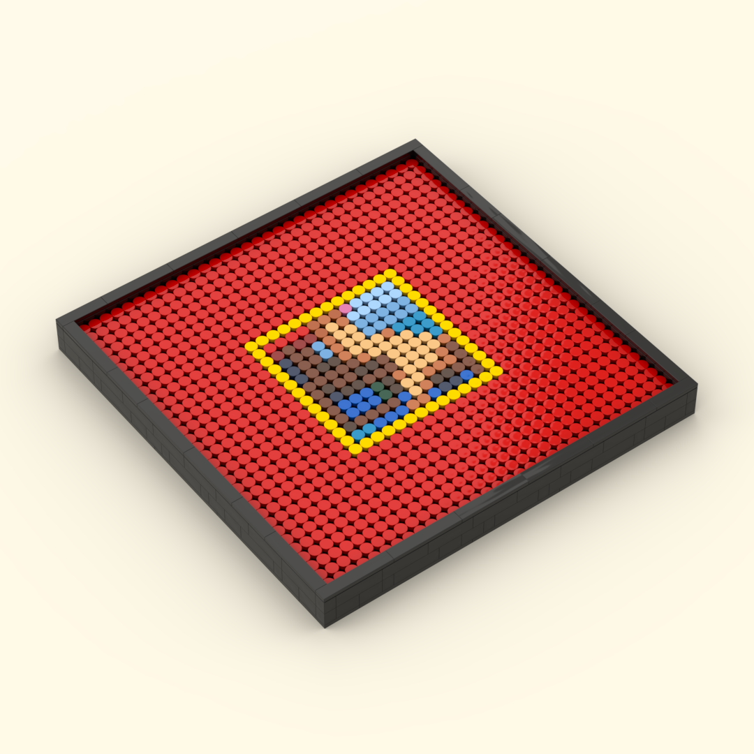 LEGO Mosaic Kit: My Beautiful Dark Twisted Fantasy by Kanye West