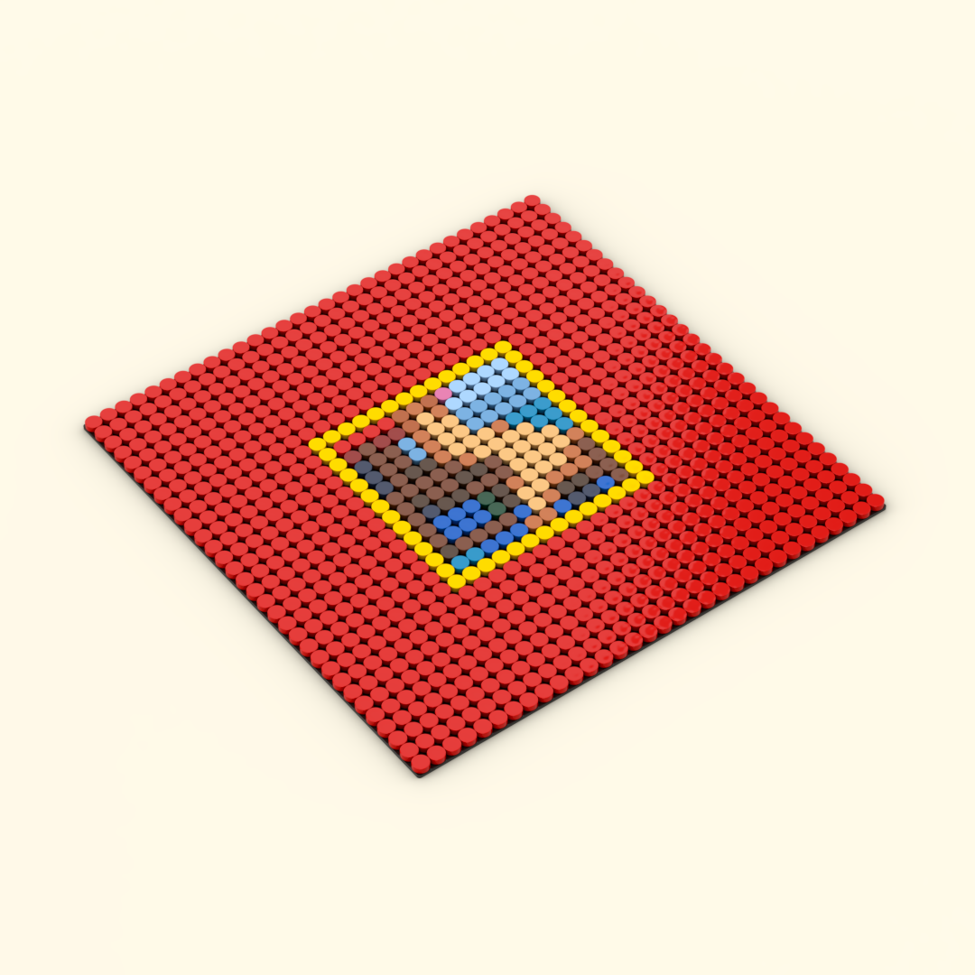 LEGO Mosaic Kit: My Beautiful Dark Twisted Fantasy by Kanye West